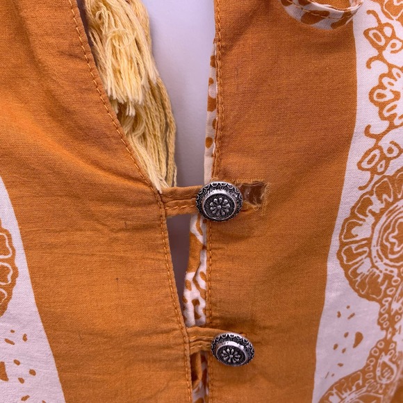 Prana Boho Tunic Blouse Tops Womens Size M - Picture 5 of 8